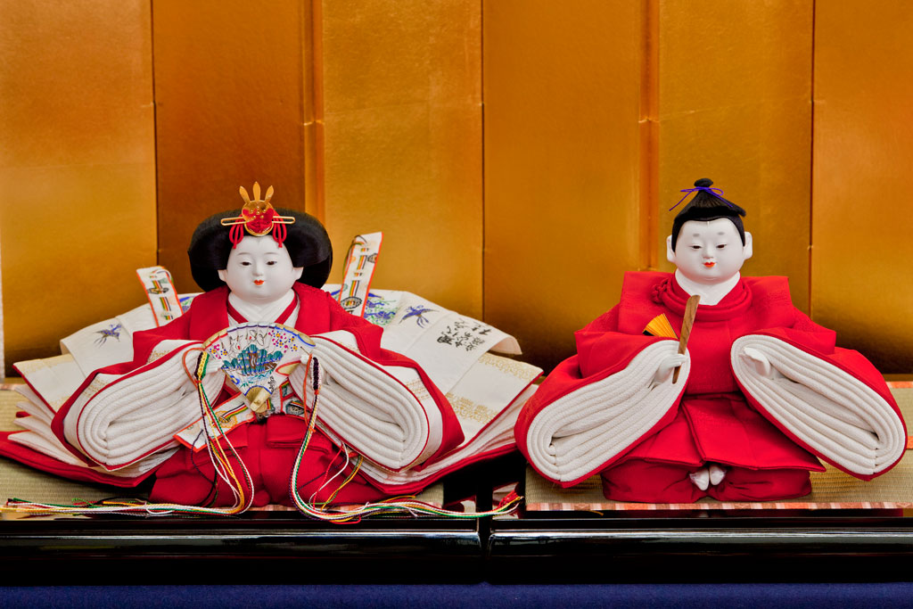 日本初の還暦雛・還暦市松・赤とピンクのお雛様 | 雛人形・京雛・京 