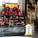 【京都 レクサス北大路店】雛人形　赤い七段飾りを展示